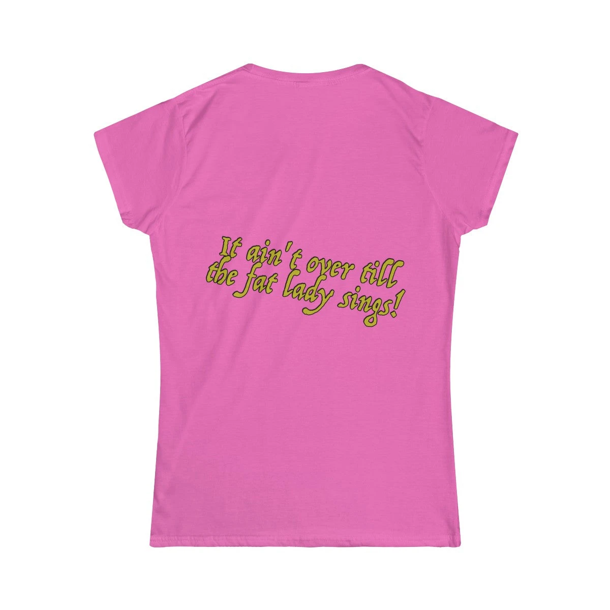 Dames T-Shirt Fat Lady Singing 4 Dames T-Shirt Fat Lady Singing - Afbeelding 2