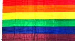 Regenboog Vlag 1x1,5 Mtr