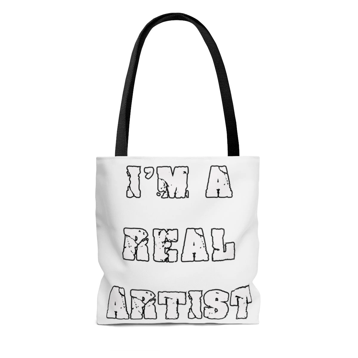 I'm A Real Artist Tote Bag / Tas 4 I'm A Real Artist Tote Bag / Tas - Afbeelding 2