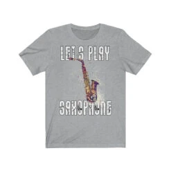 Unisex T-shirt Let's Play Saxophone -Scattando Webshop Winkel 86b7e8b9bbfb49b24c1af422a44568a1