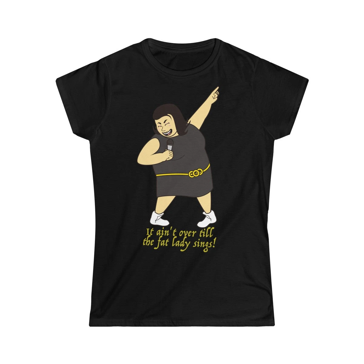 Dames T-Shirt Fat Lady Singing 9 Dames T-Shirt Fat Lady Singing - Afbeelding 7