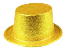 Boland Hoed Glitter Unisex Hoog, Diverse Kleuren -Scattando Webshop Winkel BolandHoedGlitterGoud