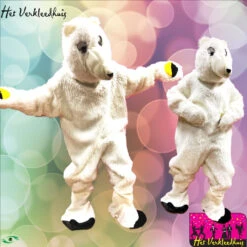 IJsbeer Mascotte Kostuum | Huur