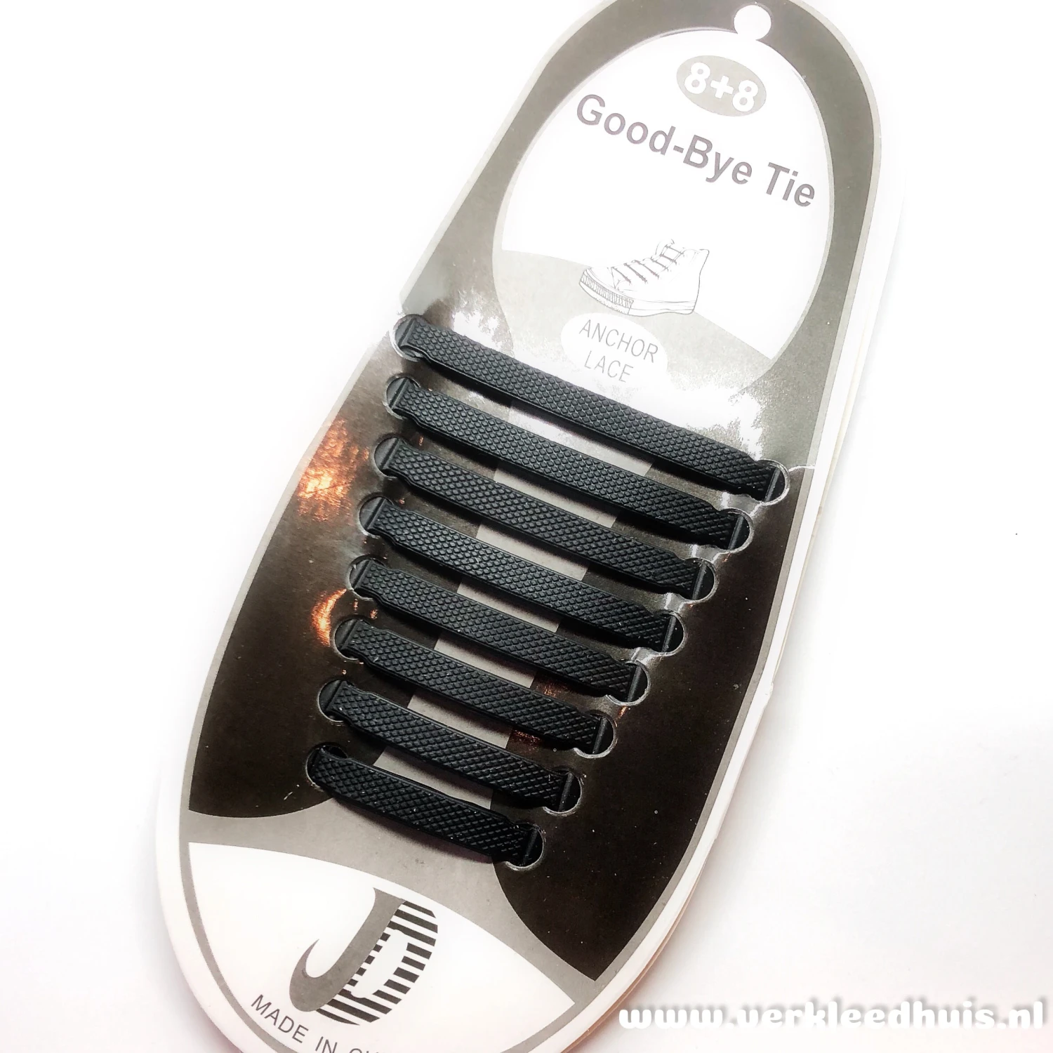 Elastische Veters Zwart 3 Elastische Veters Zwart