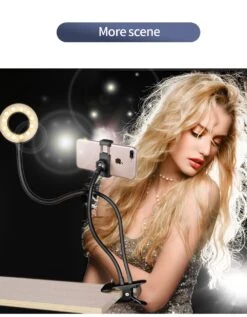 Selfie Mobiele Telefoon LED Lamp, Voor De Mooiste Foto's En Video's! -Scattando Webshop Winkel H0a973bc618bb40b2b7779db7b35b306aU