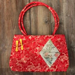 Chineze Handtas Rood 21x33cm