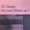 20 Duetten Für Zwei Hörner, Duvernoy -Scattando Webshop Winkel IMG 8071