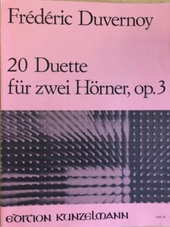 20 Duetten Für Zwei Hörner, Duvernoy