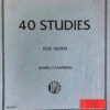 40 Studies For Horn, Kling