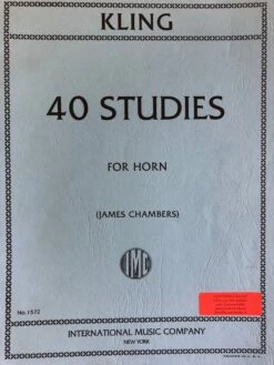 40 Studies For Horn, Kling
