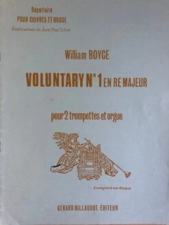 Voluntary Nr 1 Voor 2 Trompetten En Orgel, William Boyce