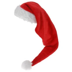 Kerstmuts Luxe Pluche Extra Lang 125 Cm