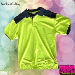 Polo Heren L Two Colour Groen / Blauw Santino Uitverkoop