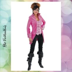 Damesjas Markiezin Zwart / Roze | Huur