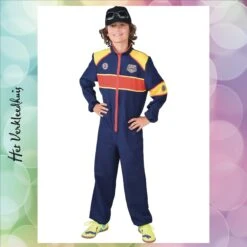 Formule 1 Race Overall Outfit Voor Kinderen