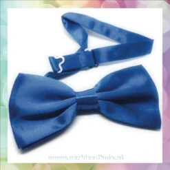 Vlinderdas Blauw Luxe