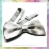 Vlinderdas Zilver Luxe 1 Vlinderdas Zilver Luxe -Scattando Webshop Winkel Shop Bowtie Vlinderdas Zilver