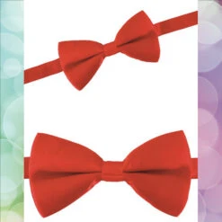 Strik / Vlinderdas Satijn Rood