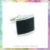 Manchetknopen / Cufflinks Per Paar Zilver Zwart -Scattando Webshop Winkel Shop Cufflinks Silver Black Square
