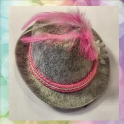 Haarband Tirol Hoedje Roze