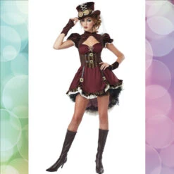 Steampunk Dame Bordeaux | Huur