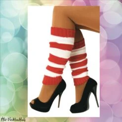 Beenwarmers Rood/Wit