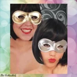 Oogmasker Farfalla Goud/zilver