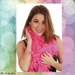 Boa Donker Roze 180 Cm, 50 Gr.