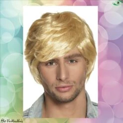 Pruik Heren Tyler Blond Boland