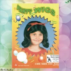 Pruik Sneeuwwitje Zwart