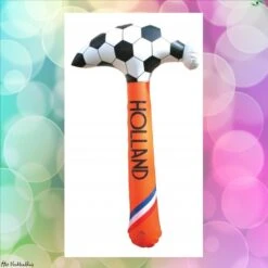 Oranje Jumbo Opblaashamer 90 Cm