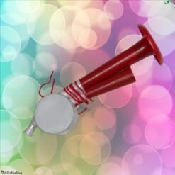 Dubbele Supporters Toeter Rood