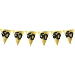 Vlaggenlijn Goud 50 (10mtr)