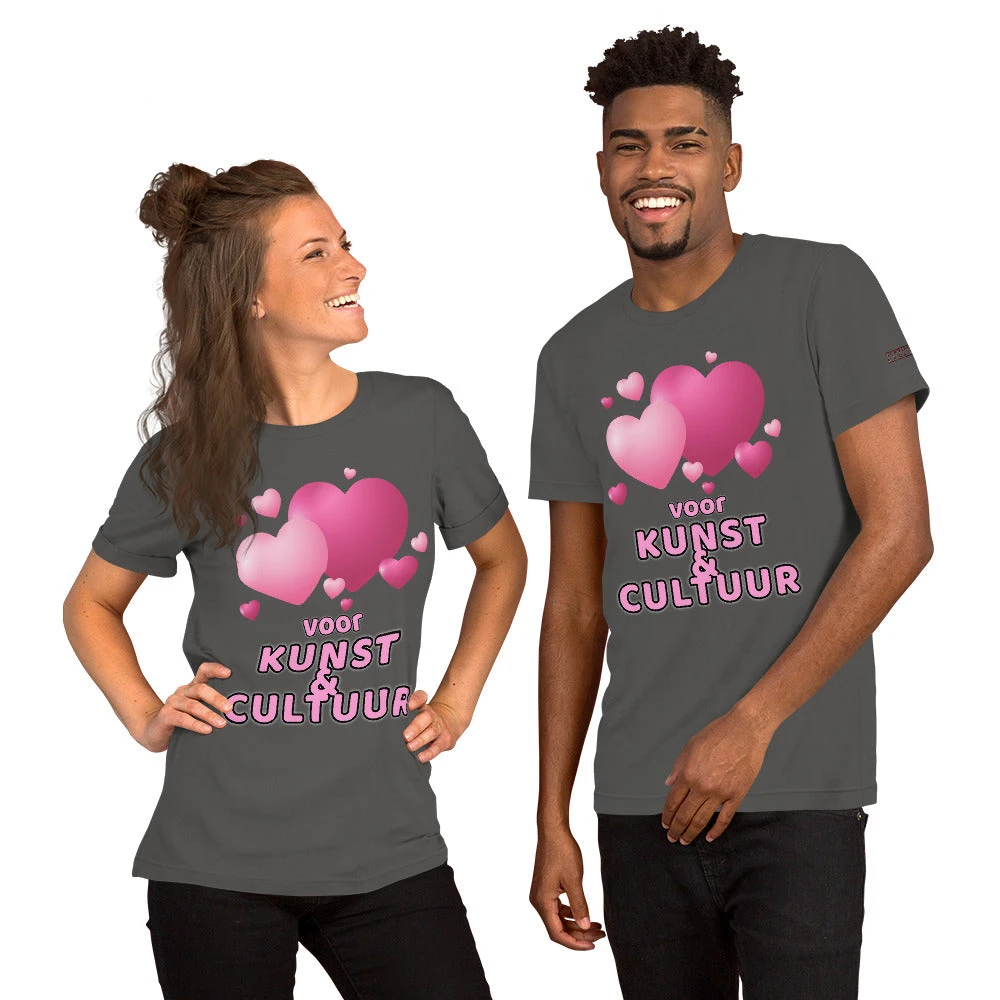 Love Kunst & Cultuur Short-Sleeve Unisex T-Shirt, Gratis Verzendkosten 11 Love Kunst & Cultuur Short-Sleeve Unisex T-Shirt, Gratis Verzendkosten - Afbeelding 9