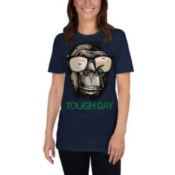 Tough Day Unisex T-Shirt / Zware Dag 8 Tough Day Unisex T-Shirt / Zware Dag -Scattando Webshop Winkel mockup 11903d67