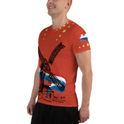 Topper T-Shirt Happy Birthday Red -Scattando Webshop Winkel mockup 25d51cb7