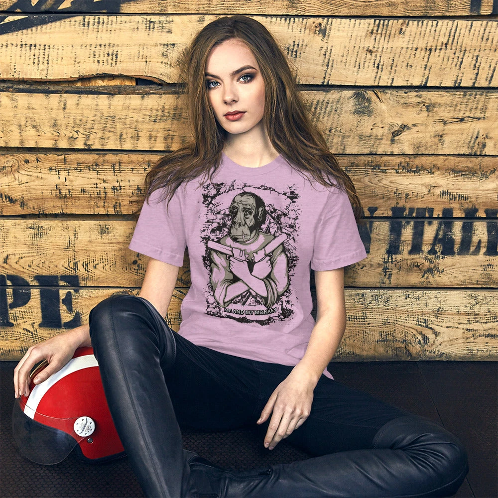 Me And My Monkey Short-Sleeve Unisex T-Shirt 3 Me And My Monkey Short-Sleeve Unisex T-Shirt
