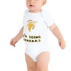 Baby Romper T-Shirt I'm Going Bananas -Scattando Webshop Winkel mockup 47d4a4b9