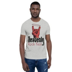 Heavenly Rock Fest T-shirt, Gratis Verzending -Scattando Webshop Winkel mockup 4b39c175