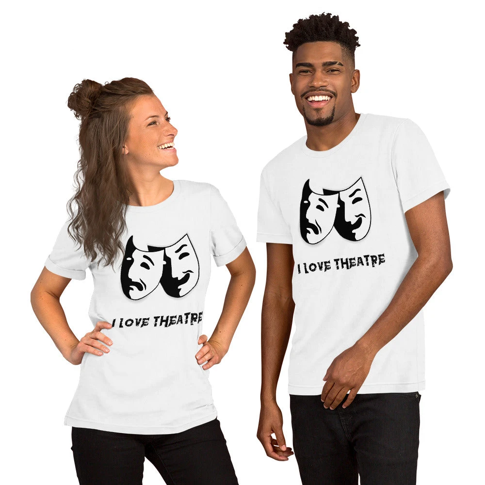 Unisex T-Shirt I Love Theatre 4 Unisex T-Shirt I Love Theatre - Afbeelding 2