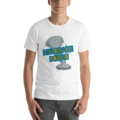 Unisex T-Shirt Hurricane Dorian -Scattando Webshop Winkel mockup 7c564963