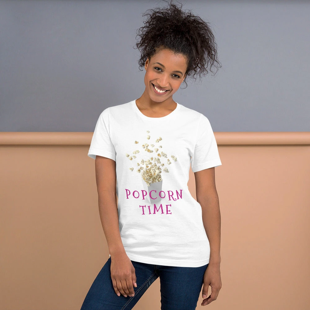 Unisex T-Shirt Popcorn Time 4 Unisex T-Shirt Popcorn Time - Afbeelding 2