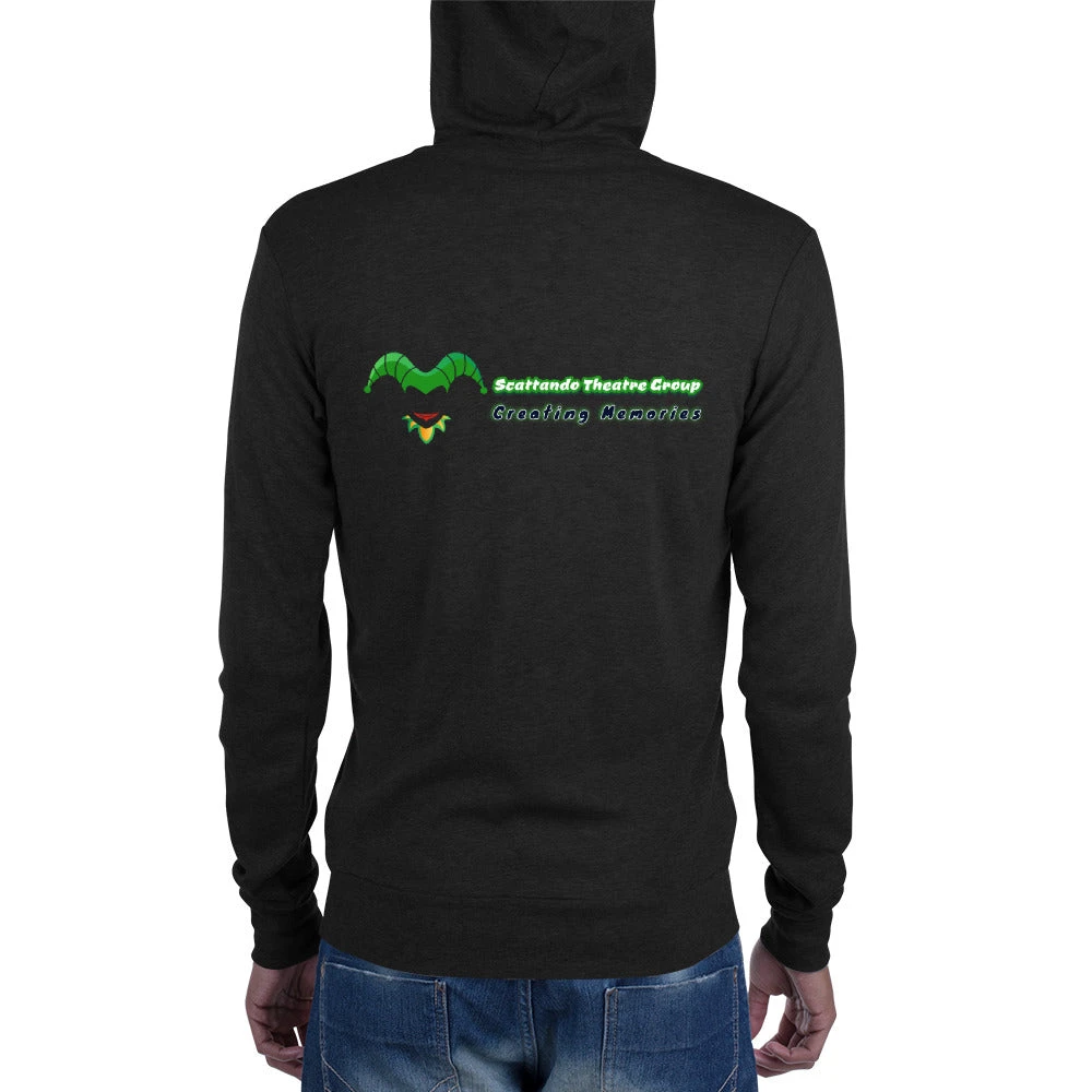 Scattando Theatre Group Unisex Zip Hoodie 6 Scattando Theatre Group Unisex Zip Hoodie - Afbeelding 4