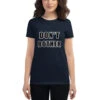 Don't Bother Women's Short Sleeve T-shirt -Scattando Webshop Winkel mockup 99a8e61a