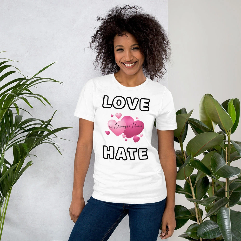 Love Is Stronger... Short-Sleeve Unisex T-Shirt 4 Love Is Stronger... Short-Sleeve Unisex T-Shirt - Afbeelding 2