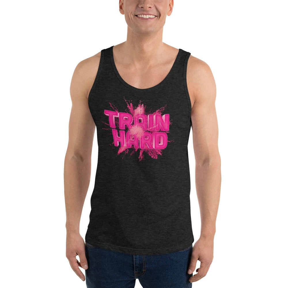 Train Hard! Unisex Tank Top, Free Shipment 4 Train Hard! Unisex Tank Top, Free Shipment - Afbeelding 2