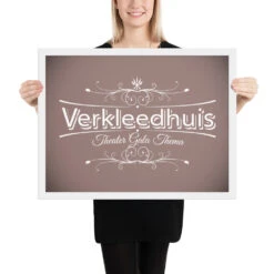 Ingelijste Poster Het Verkleedhuis