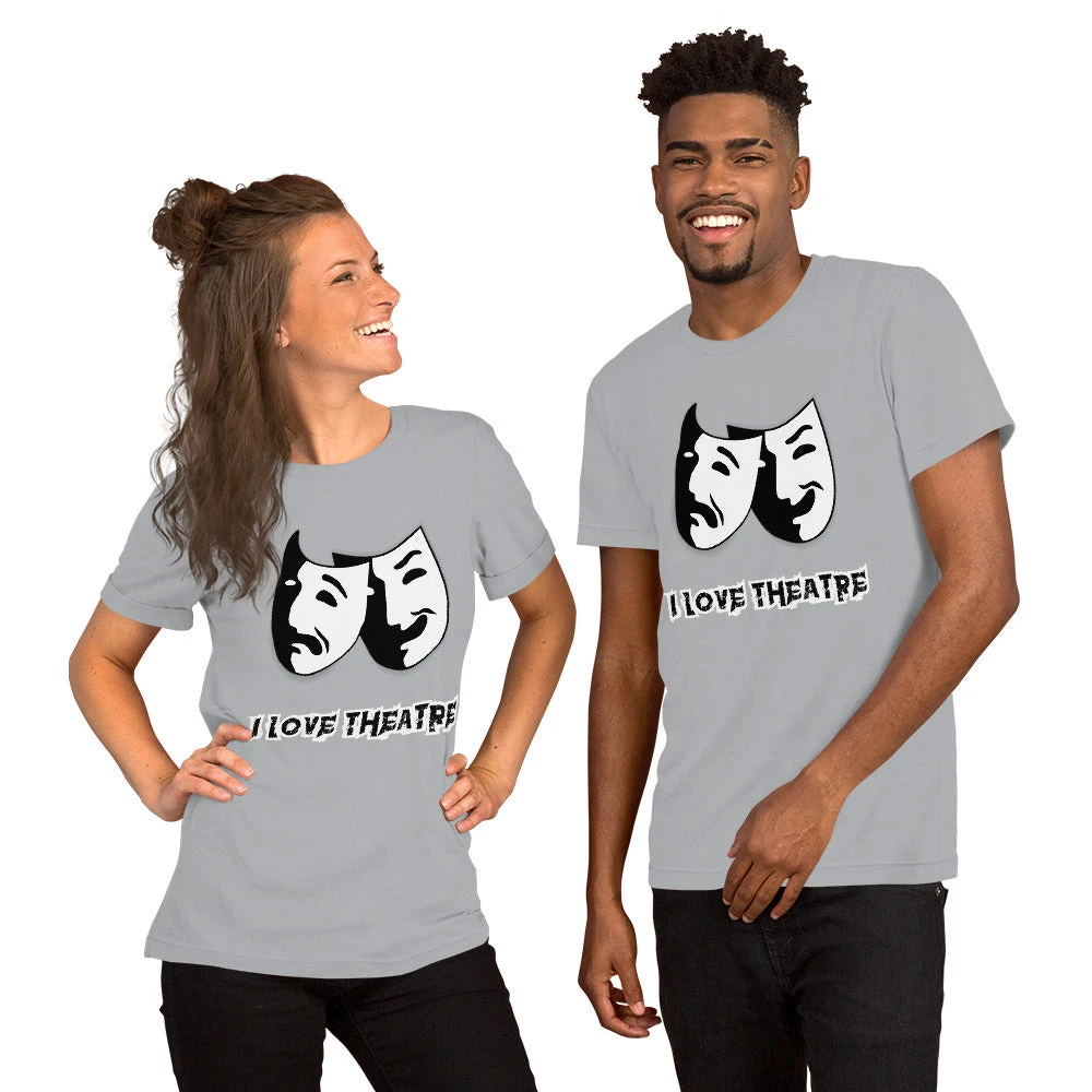 Unisex T-Shirt I Love Theatre 10 Unisex T-Shirt I Love Theatre - Afbeelding 8