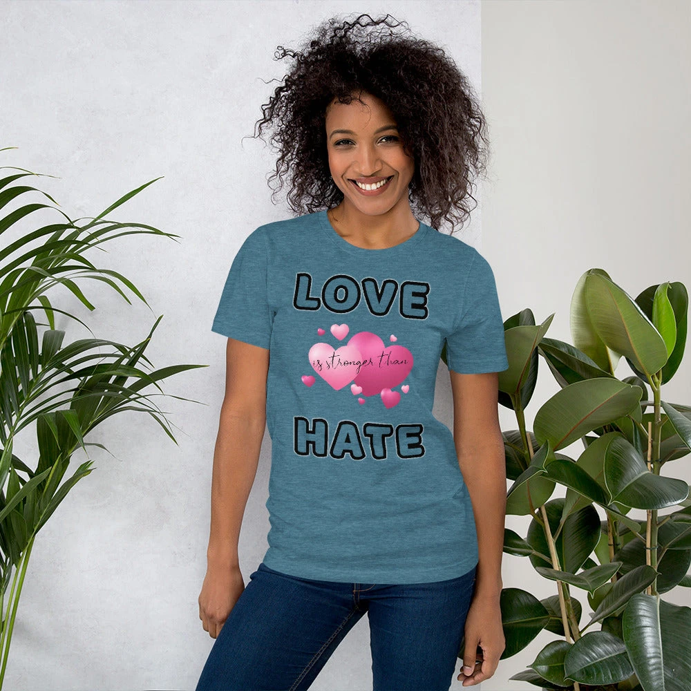 Love Is Stronger... Short-Sleeve Unisex T-Shirt 10 Love Is Stronger... Short-Sleeve Unisex T-Shirt - Afbeelding 8