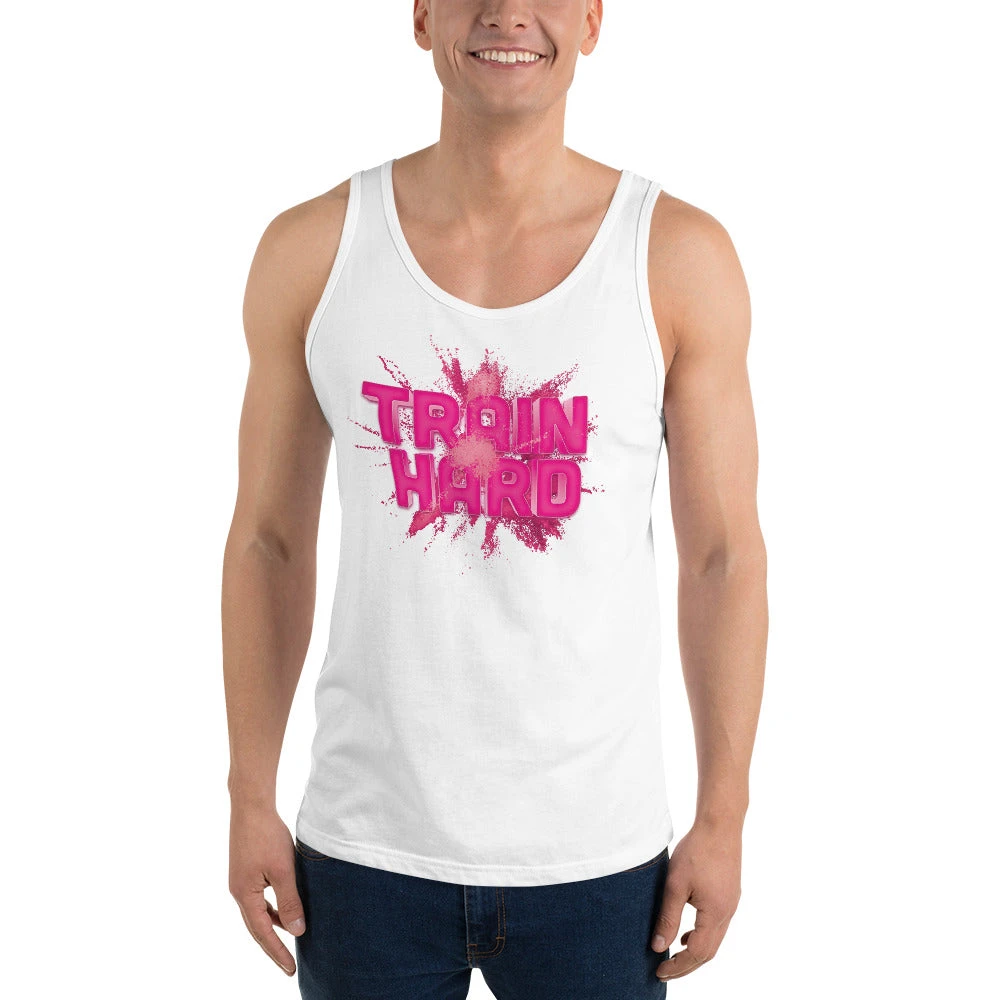 Train Hard! Unisex Tank Top, Free Shipment 5 Train Hard! Unisex Tank Top, Free Shipment - Afbeelding 3